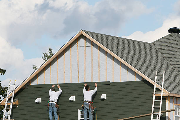 Professional Siding Repair technician working in Port Washington, OH